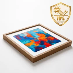 2 mm Museumsglas UV 70 für Bilderrahmen