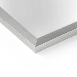 Bilderrahmen Wandspiegel Star - 50x150 cm Struktur Silber matt