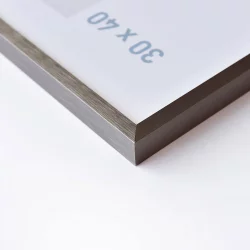 Bilderrahmen B1 Brandschutzrahmen C2 Struktur Grau matt