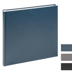 Kondolenz-Fotoalbum mit 40 wei&szlig;en Seiten zum Einkleben, 26x25 cm