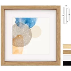 3D-Bilderrahmen Shape (MDF) mit Passepartout