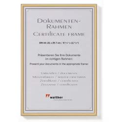 Bilderrahmen New Lifestyle Kunststoffrahmen Gold 21x29,7 cm (A4)
