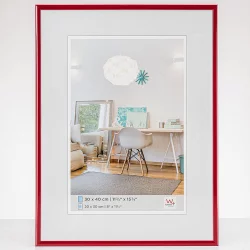 Bilderrahmen New Lifestyle Kunststoffrahmen Rot