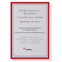 Bilderrahmen New Lifestyle Kunststoffrahmen Rot 21x29,7 cm (A4)