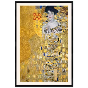 Poster mit Rahmen - Gustav Klimt - Portrait of Adele Bloch-Bauer