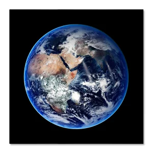 Poster mit Rahmen - Image of the Earth from Space, Eastern Hemisphere