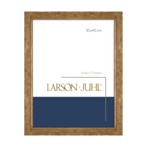 Holzrahmen LUCERNE 2,9 nach Maß Gold | Normalglas (2 mm)