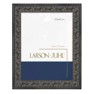 Barockrahmen MAREIS Ornament 5,1 13x18 cm | French Ebony mit Ornament | Normalglas (2 mm)
