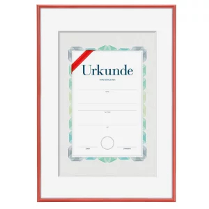 Kunststoffrahmen mit Urkunde, DIN A3