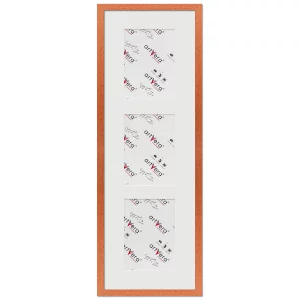 3er Galerierahmen Uppsala in 23x70 cm für 13x18 23x70 cm (3x13x18 cm) | Kirsche | Normalglas (2 mm)