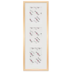 3er Galerierahmen Lund in 23x70 cm für 13x18 23x70 cm (3x13x18 cm) | Natur | Normalglas (2 mm)