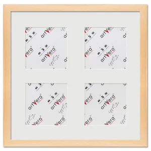 4er Galerierahmen Lund in 30x30 cm für 10x10 30x30 cm (4x10x10 cm) | Natur | Normalglas (2 mm)