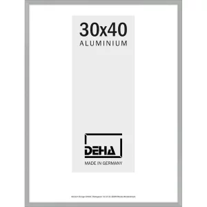 Alu-Bilderrahmen Superba 20x28 cm | Platin | Normalglas (2 mm)
