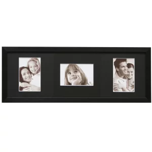 Cadre multi photos Lucas pour 3 photos avec passe-partout rotatifs