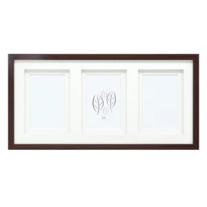 Cadre multi photos Anna pour 3 images avec passe-partout double