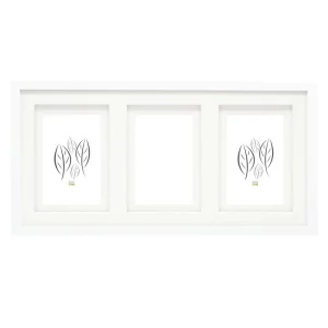 Cadre multi photos Anna pour 3 images avec passe-partout double