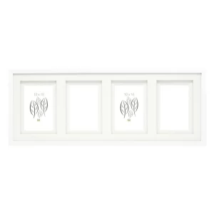 Cadre multi photos en bois Anna pour 6 photos avec passe-partout double