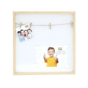 Tableau magnétique avec cadre en bois