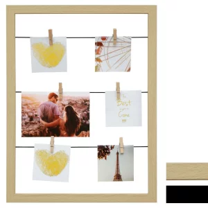 Tableau mémo (MDF) avec pinces à linge