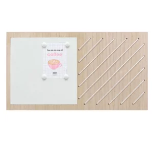 Memoboard (MDF), magnétique & avec ficelles