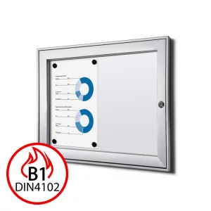 B1 Brandschutz-Schaukasten S für den Außeneinsatz