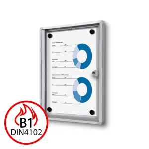 B1 Brandschutz-Schaukasten XS Economy für den Inneneinsatz