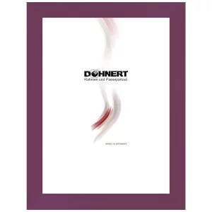Holz-Bilderrahmen Bentley 30x60 cm | Lila | Normalglas (2 mm)