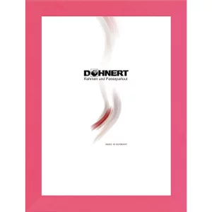 Holz-Bilderrahmen Bentley nach Maß Rosa | Normalglas (2 mm)