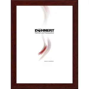 Holz-Bilderrahmen Bond 9x13 cm | Bordeaux dunkel | Normalglas (2 mm)