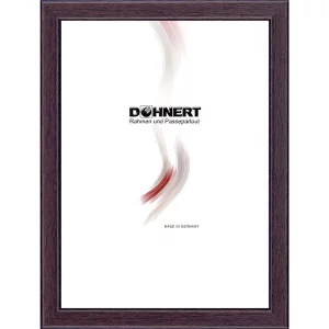 Holz-Bilderrahmen Bond 9x13 cm | Pflaume | Normalglas (2 mm)