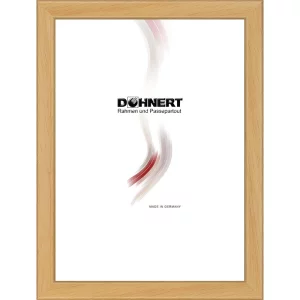 Holz-Bilderrahmen Bond nach Maß Natur | Normalglas (2 mm)