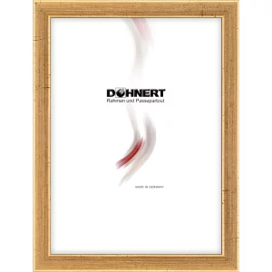 Holz-Bilderrahmen Manor 24x30 cm | Gold | Normalglas (2 mm)