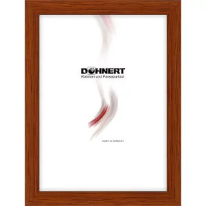 Holz-Bilderrahmen Brent Cross nach Maß Braun | Normalglas (2 mm)