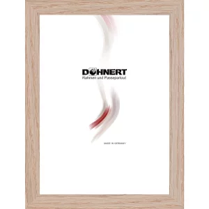 Holz-Bilderrahmen Brixton nach Maß Eiche | Normalglas (2 mm)