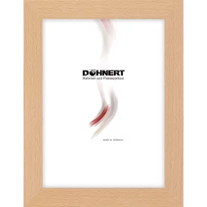 Holz-Bilderrahmen Colindale nach Maß Buche | Normalglas (2 mm)