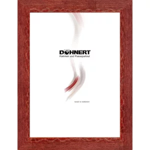 Holz-Bilderrahmen Dagenham Heathway nach Maß Brombeerrot | Normalglas (2 mm)