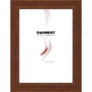 Holz-Bilderrahmen Dollis Hill nach Maß Braun | Normalglas (2 mm)
