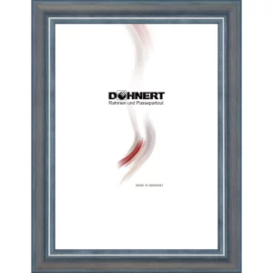 Holz-Bilderrahmen East Acton 9x13 cm | Blau | Normalglas (2 mm)