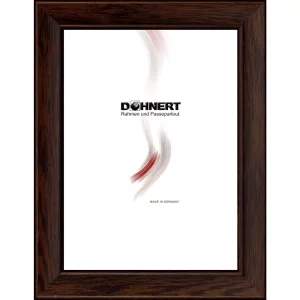Holz-Bilderrahmen Binfield 20x28 cm | Dunkelbraun | Normalglas (2 mm)