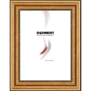 Barock-Bilderrahmen Goldhawk Road 9x13 cm | Gold | Normalglas (2 mm)