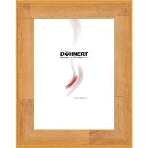 Holz-Bilderrahmen High Barnet nach Maß Gelb | Normalglas (2 mm)