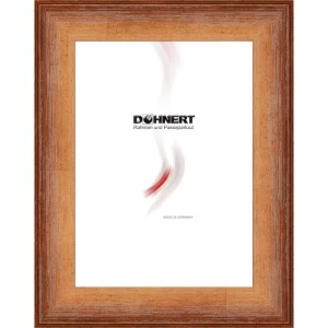 Holz-Bilderrahmen High Barnet nach Maß Rot | Normalglas (2 mm)