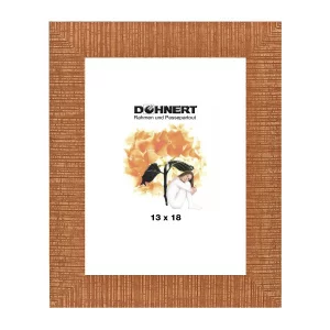 Holz-Bilderrahmen Hillingdon nach Maß Terracotta | Normalglas (2 mm)