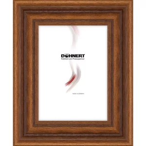 Barock-Bilderrahmen Queensway 10x15 cm | Nussbaum | Normalglas (2 mm)