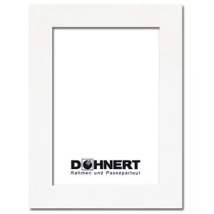 Passepartout mit eigenem Ausschnitt 15x15 cm | Mineralweiß