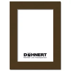 Standard Passepartout 13x18 cm (9x13 cm) | Schokoladenbraun