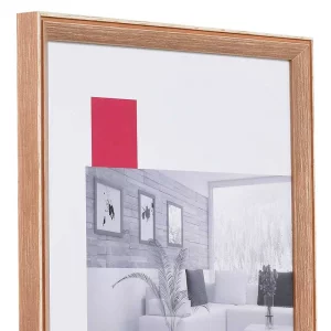 Holz-Bilderrahmen Profil 59 nach Maß braun | Normalglas (2 mm)