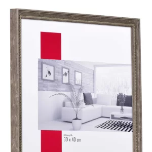 Holz-Bilderrahmen Profil 2440 15x20 cm | Braun | Normalglas (2 mm)