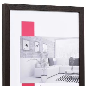 Holz-Bilderrahmen Profil 33 nach Maß wenge | Normalglas (2 mm)