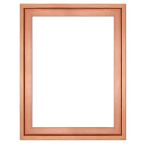 Schattenfugenrahmen Profil 50K, Natur 30x30 cm | Buche | Leerrahmen (ohne Glas und Rückwand)